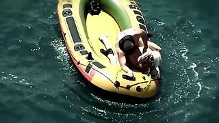 Crazy Fuck On The Dinghy In The Middle Of The Sea